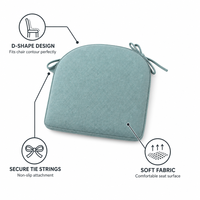 Coussin de siège de bureau ergonomique moderne gris foncé avec mousse à mémoire de forme, antidérapant et amovible, lavable pour chaise, bureau, maison, travail