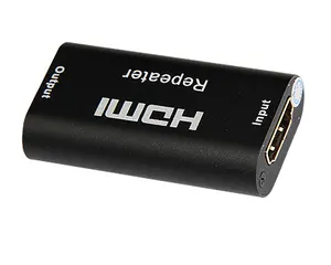 4K Cho <span class=keywords><strong>HDMI</strong></span> <span class=keywords><strong>Repeater</strong></span> <span class=keywords><strong>Extender</strong></span> Booster Khuếch Đại Tín Hiệu 40 Mét Cáp Nữ-to-Nữ Kết Nối TV Đa Phương Tiện 1.4B Màu Đen - Product Image 1