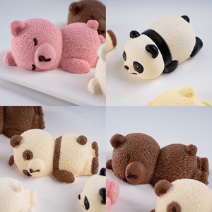 <span class=keywords><strong>เค้ก</strong></span>สตรอเบอร์รี่ช็อกโกแลต3D เลม่อนหมีกริซลี่แสดงขนมขบเคี้ยวชีส<span class=keywords><strong>เค้ก</strong></span>เสิร์ฟของหวานร้านขนมหวานละลายน้ำแข็งได้อย่างรวดเร็ว - Product Image 4