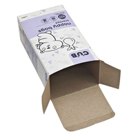 Caja de Cartón Blanco Reciclado de Alta Calidad, Ecológica, Impresa Personalizada, para Pañales, con Tapa Superior, Biodegradable y Reciclable