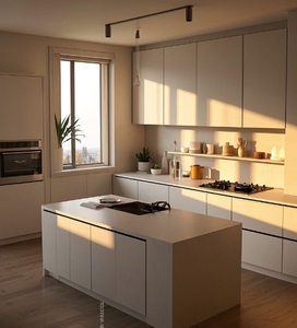 Nuevo Diseño de Cocina Moderna, Gabinete de Cocina Moderno de Madera Maciza - Product Image 4