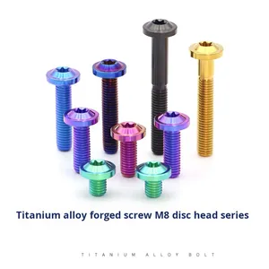 Bu lông hợp kim titan xe hơi, xe địa hình, xe máy, đầu lớn, đầu đĩa, đầu Torx trong, M4-M10, tùy chỉnh, chống ăn mòn - Product Image 2