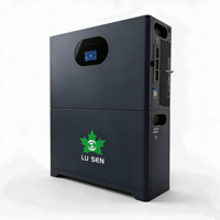 Batterie de stockage d'énergie résidentielle biphasée 120/240V avec onduleur intégré, BMS et EMS pour installations solaires nord-américaines