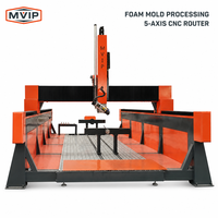Machine de fraisage CNC 5 axes pour la fabrication de moules en mousse EPS, routeur CNC ATC 1325 2030 2040, centre de découpe de mousse pour prototypes de moules