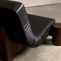 Fauteuil d'appoint de luxe en bois de noyer 2026 |   Fauteuil lounge contemporain pour salon, salle à manger, hôtel |   Sièges de designer haut de gamme