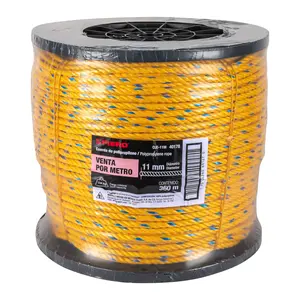 BOÎTE de 360 mètres de corde en polypropylène jaune de 11 mm, bobine de 360 m - Product Image 4