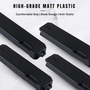 New Arrival Folding Pocket <b>Comb</b> Custom Logo Plastic 3- in -1 Beard Care Barber <b>Comb</b> Wide Tooth Detangling Hair <b>Combs</b> - Product Image 5