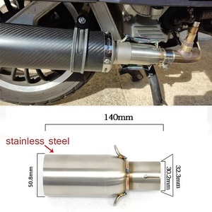 Tuyau de raccordement intermédiaire d'échappement de moto 51 mm, section adaptateur de silencieux, tube de réglage pour Piaggio Beverly X10 MP3 125 250 300 250LT 300L - Product Image 1