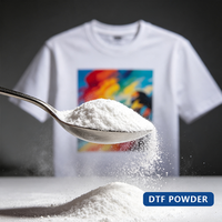 Poudre adhésive thermofusible TPU DTF 20kg blanche pour impression textile, support d'emballage, échantillon gratuit disponible
