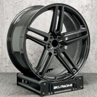 Jantes Bku forgées 5x120.65 5x120 19 20 21 pouces concaves en alliage pour voitures particulières Chevrolet Corvette C6 C5 C7 C8 C4 ZR1 Z06