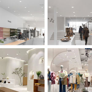 ALLWAY alto brillo cuadrado empotrable interior hogar Oficina Hotel proyecto 12W 18W 25W SMD Led Downlight - Product Image 4