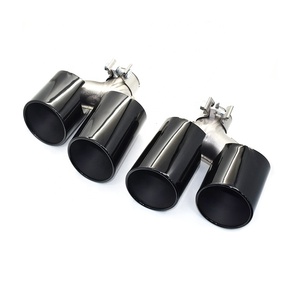 Tubo de Escape de Acero Inoxidable para Automóvil, Punta de Silenciador Negra, Sistema de Escape, Boquilla de Escape para <span class=keywords><strong>Alfa</strong></span> Romeo Giulia 200 280 - Product Image 2