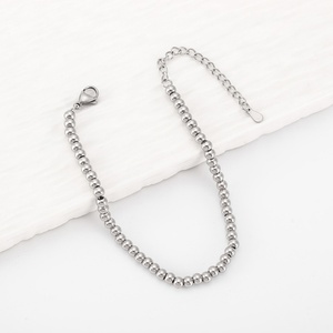 2024 Fashion Wholesale Anti-Allergy High Polish Waterproof Stainless Steel Custom <b>Beads</b> <b>Bracelet</b> - Product Image 2