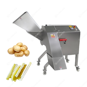 Machine à découper les <span class=keywords><strong>frites</strong></span> Lonkia grande capacité, coupe uniforme, haute vitesse 1t/h 2t/h 3t/h, coupe-<span class=keywords><strong>frites</strong></span> ondulées - Product Image 1