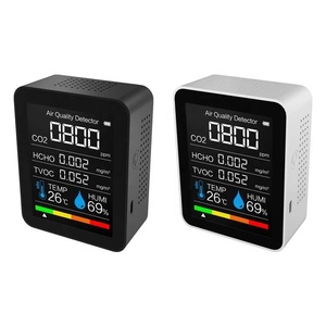 Monitor de <span class=keywords><strong>aire</strong></span> portátil cinco en uno, Detector de dióxido de carbono CO2, Monitor de temperatura y humedad de <span class=keywords><strong>calidad</strong></span> del <span class=keywords><strong>aire</strong></span>, almacén de invernadero - Product Image 6