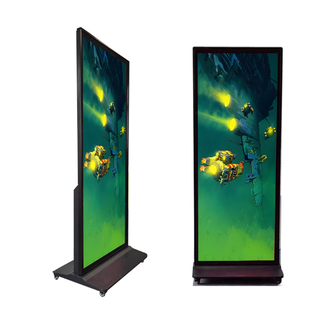 32 43 49 55 Inch Indoor Vertical Touch Kiosk Totem Android PC LCD Digital Signage Display Advertising Screens