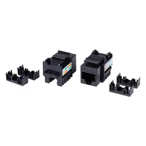 Hochwertiger Rj45 modularer Jack Cat6 CAT6a 5E UTP 90-Grad-Netzwerk-Keystone-Jack