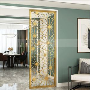LL319 Custom Laser Cut Personalized Decorative Metal <b>Screen</b> <b>Panel</b> Stainless Steel Living Room Furniture Room Divider - Product Image 4