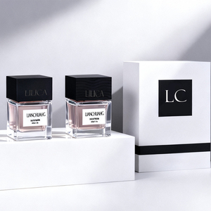 50ml 100ml phẳng vuông rỗng phun nước hoa chai nhựa Stopper dày thủy tinh sang trọng mỹ phẩm container Màn hình in ấn - Product Image 4