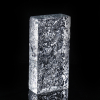Usine directement vente briques de verre cristal de haute qualité motif de cristal de glace