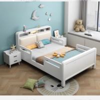 Lit plateforme multifonctionnel en bois massif, moderne, écologique, durable, confortable, avec rangement, taille double, pour chambre à coucher
