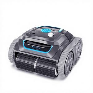 Aspiradora Robótica Inalámbrica Automática Water Crown, Escala Paredes, Área de Limpieza de 400 m, Funciona con Batería, para Piscinas Enterradas - Product Image 1