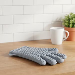 Gants de cuisine en silicone imperméables et résistants à la chaleur, à cinq doigts, <span class=keywords><strong>pour</strong></span> la cuisson, le barbecue, la friteuse, la <span class=keywords><strong>pizza</strong></span> et le micro-ondes - Product Image 6