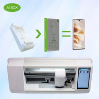 Ai Box Kit d'installation de protecteur d'écran à alignement automatique rapide et anti-poussière Boîte d'application de film automatique simple pour iPhone