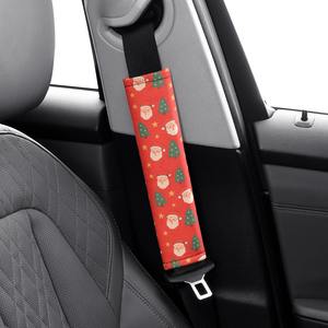 Funda Personalizada para Correa de Hombro de Coche, Diseño Navideño Único, Almohadilla de Cinturón de Seguridad Colorida y Moderna para Oliver - Product Image 3