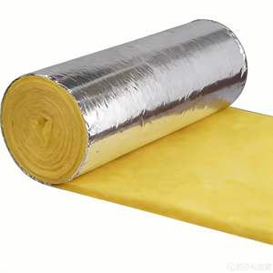 Manta de Aislamiento de Lana de Vidrio OEM de Fábrica, Grosor, Densidad y Longitud Personalizados, Fieltro de Lana de Vidrio para Uso en Tuberías de Construcción - Product Image 2