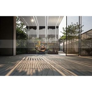 ANN7198 Modern Perforated Stainless Steel <b>Screen</b> Custom Multi-Functional Durable Frame Structure Decorative Partition <b>Wall</b> - Product Image 4