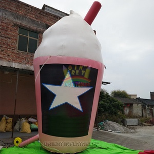 Orient inflatables tùy chỉnh quảng cáo Inflatable cup Icecream bản sao không khí đồ uống mô hình Inflatable uống chai đứng - Product Image 5