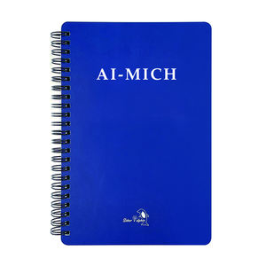 Cuaderno espiral a granel de estudio grabado láser con logotipo de impresión 100 hojas de tapa dura con impresión azul negro de - Product Image 3