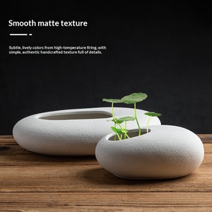 Non-perforated Minimalist Universal Hydroponic Flower <b>Pot</b> Simple Creative Pennywort Golden Kudzu Hydroponic Plants <b>Large</b> - Product Image 2