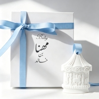 Diffuseur d'huiles essentielles en céramique parfumée écologique, fait main, en porcelaine, avec logo imprimé, pour armoire, voiture, désodorisant d'air