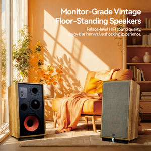 Акустическая система CHORDIO HT-12 HIFI Retro Monitor, напольная, деревянная, 3-полосная, с 50-мм диффузором, для домашнего кинотеатра, 300-500 Вт, 12 дюймов - Product Image 2