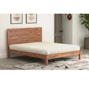 Modern Solid Wooden Foldable <b>Bed</b> <b>with</b> Sleek Silhouette Strong Build Space-Saving Design for Bedroom Decor and Comfortable Rest - Product Image 3