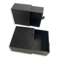 Boîte de tiroir en carton spécial rigide laminé mat de haute qualité personnalisé doublure éponge en relief pour mettre l'emballage boîte-cadeau