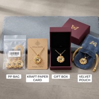 Pendentif papillon en laiton pour la liberté |   Charme esthétique printanier, cadeau de remise de diplôme |   Collier avec pendentif émail plaqué or Eternal Halo