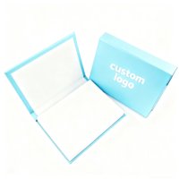 Ensemble de bloc-notes autocollants à couverture rigide avec impression de logo personnalisé en gros pour la promotion