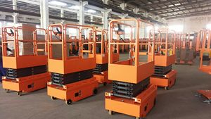 EVERLIFT Platform kerja mengangkat gunting kecil, kapasitas 300KG 3m 4m 5m Platform kerja yang ditinggikan - Product Image 6