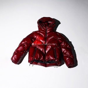 Custom Logo Winter Hooded Designer <b>Jackets</b> Streetwear Puffer Windproof Oversize Heat Reactive Down <b>Men</b> Puffer <b>Jackets</b> <b>for</b> <b>Men</b> - Product Image 1