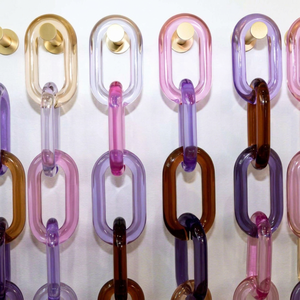 Cadenas de Resina Hechas a Mano de Lujo para Decoración de Paredes Interiores, Decoración Moderna para el Hogar, Hotel, Oficina, Restaurante, Fábrica, Venta al por Mayor - Product Image 1