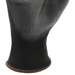 Guantes de Trabajo MaxiTough <span class=keywords><strong>2026</strong></span>, Nuevo Modelo, Recubrimiento Superior de PU, Guantes de Trabajo Negros con Palma Recubierta de Cuero, Nailon y Poliéster - Product Image 6