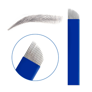 ใบมีดไมโครเบลดแบบใช้แล้วทิ้งสำหรับสักคิ้วถาวร ใช้กับปากกา PMU แบบแมนนวล - Product Image 3