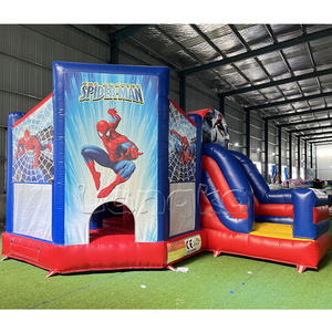 Glissières gonflables de nouveau design Maison commerciale de rebond en PVC Château sautant Spiderman extérieur pour les locations de fête - Product Image 3