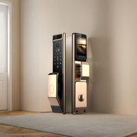 Serrure de porte intelligente avec empreinte digitale, Tuya Wifi TTLock, entrée sans clé, serrure électronique intelligente pour la maison