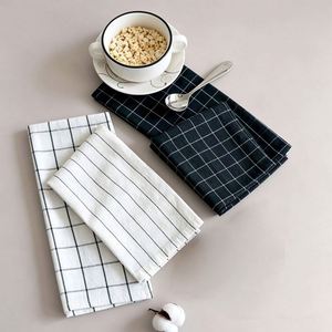 CJX478 Essuie-tout de cuisine en coton et lin imprimé numérique personnalisé avec votre design - Product Image 1