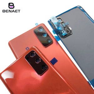 Couverture arrière de téléphone portable d'origine avec cadre d'appareil photo pour <span class=keywords><strong>Samsung</strong></span> <span class=keywords><strong>Galaxy</strong></span> <span class=keywords><strong>S20</strong></span> FE <span class=keywords><strong>coque</strong></span> de téléphone boîtier de cadre moyen - Product Image 3