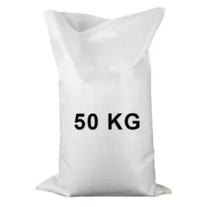 China Supplier Eco Friendly PP Woven Sack Plastic Packaging 50kg Polypropylene Laminated PP Woven Bag For Seeds Grain Rice Flour